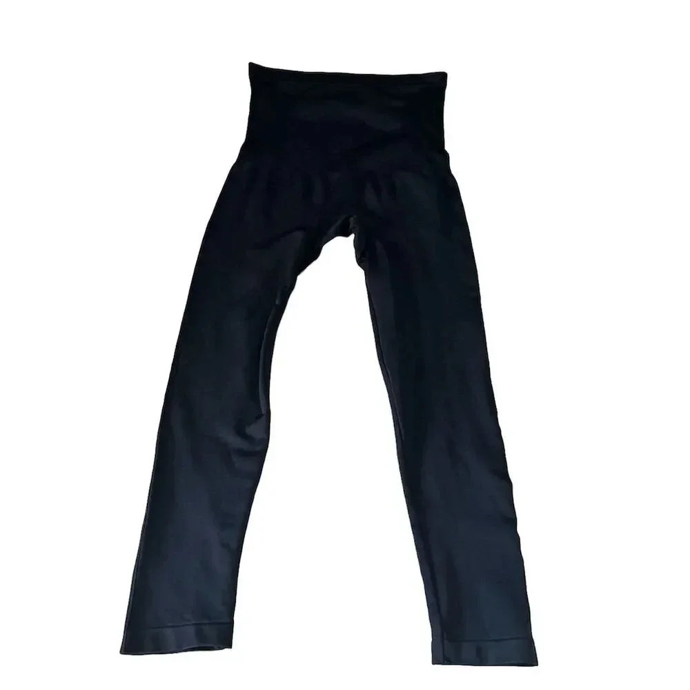 Shapermint Women's High Waisted Seamless Leggings Black Size XL - Picture 2 of 6